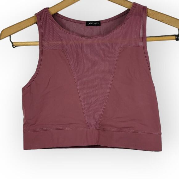 La Society Elite Sports Bra Mesh Detail X Small Athleisure Active Wear Sporty - Picture 1 of 9